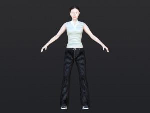 Woman 36 With 52 Animations 32 Morphs Modèle 3D