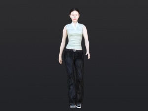 Woman 36 With 52 Animations 32 Morphs Modèle 3D