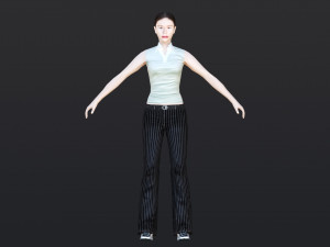 Woman 36 With 52 Animations 32 Morphs Modèle 3D