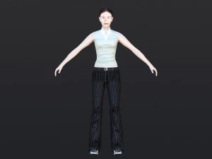 Woman 36 With 52 Animations 32 Morphs 3D Model