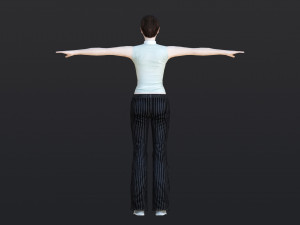 Woman 36 With 52 Animations 32 Morphs Modèle 3D