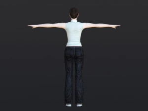 Woman 36 With 52 Animations 32 Morphs 3D Model