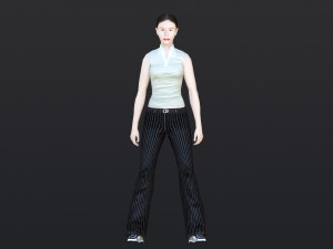 Woman 36 With 52 Animations 32 Morphs Modèle 3D