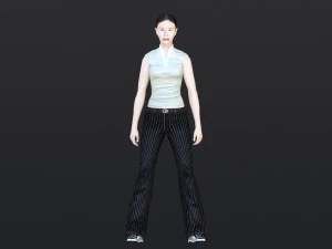 Woman 36 With 52 Animations 32 Morphs 3D Model