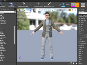Woman 37 With 52 Animations 32 Morphs 3D Модель