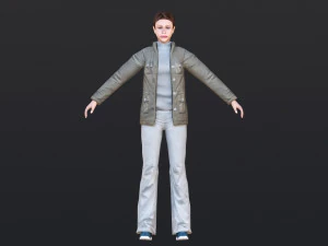 Woman 37 With 52 Animations 32 Morphs 3D Model