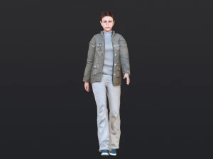 Woman 37 With 52 Animations 32 Morphs 3D Model