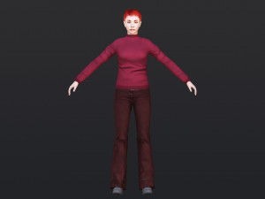 Woman 38 With 52 Animations 32 Morphs 3D 모델