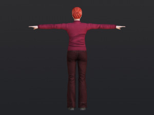 Woman 38 With 52 Animations 32 Morphs 3D 모델