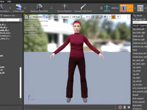 Woman 38 With 52 Animations 32 Morphs 3D Model