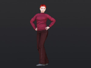 Woman 38 With 52 Animations 32 Morphs 3D 모델