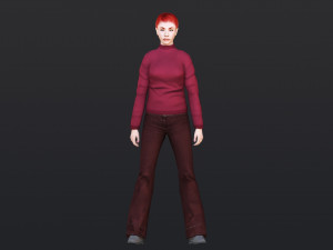 Woman 38 With 52 Animations 32 Morphs 3D 모델