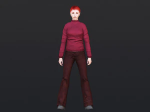 Woman 38 With 52 Animations 32 Morphs 3D Model
