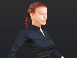 Woman 39 With 52 Animations 32 Morphs 3D Model