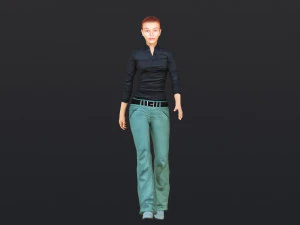 Woman 39 With 52 Animations 32 Morphs 3D Model
