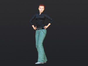 Woman 39 With 52 Animations 32 Morphs 3D Model