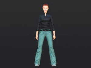 Woman 39 With 52 Animations 32 Morphs 3D Model