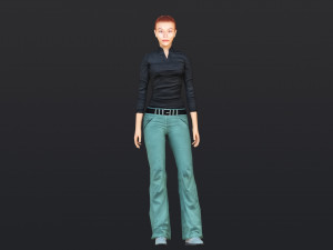 Woman 39 With 52 Animations 32 Morphs 3D Model