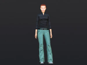 Woman 39 With 52 Animations 32 Morphs 3D Model