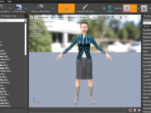Woman 41 With 52 Animations 32 Morphs 3D Model
