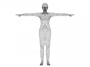 Woman 41 With 52 Animations 32 Morphs 3D Model