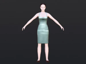 Woman 42 With 52 Animations 32 Morphs 3D Model