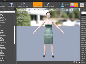 Woman 42 With 52 Animations 32 Morphs 3D 模型