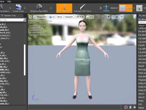 Woman 42 With 52 Animations 32 Morphs 3D Model