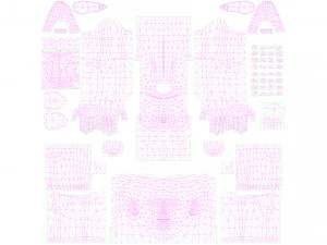 Woman 42 With 52 Animations 32 Morphs 3D Model