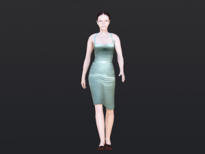 Woman 42 With 52 Animations 32 Morphs 3D 模型