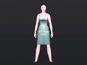 Woman 42 With 52 Animations 32 Morphs 3D Model