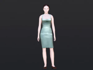 Woman 42 With 52 Animations 32 Morphs 3D Model