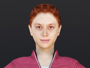 Woman 44 With 52 Animations 32 Morphs 3Dモデル