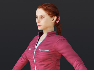 Woman 44 With 52 Animations 32 Morphs 3Dモデル