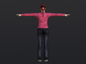 Woman 44 With 52 Animations 32 Morphs 3Dモデル