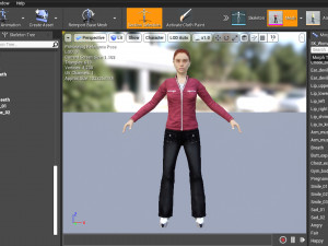 Woman 44 With 52 Animations 32 Morphs 3Dモデル