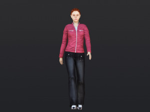 Woman 44 With 52 Animations 32 Morphs 3Dモデル