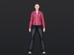 Woman 44 With 52 Animations 32 Morphs 3Dモデル