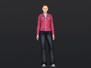 Woman 44 With 52 Animations 32 Morphs 3Dモデル