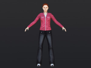 Woman 44 With 52 Animations 32 Morphs 3Dモデル