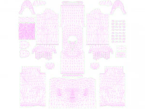 Woman 44 With 52 Animations 32 Morphs 3D Model