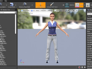Woman 45 With 52 Animations 32 Morphs Model 3D