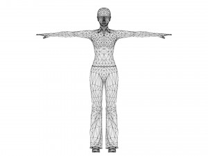 Woman 45 With 52 Animations 32 Morphs Model 3D