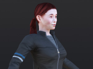 Woman 46 With 52 Animations 32 Morphs Model 3D