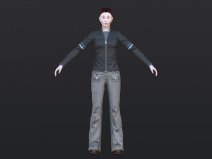Woman 46 With 52 Animations 32 Morphs Model 3D