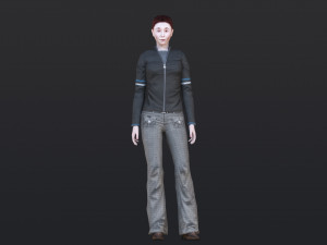 Woman 46 With 52 Animations 32 Morphs Model 3D
