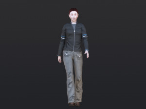 Woman 46 With 52 Animations 32 Morphs Model 3D