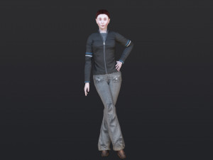 Woman 46 With 52 Animations 32 Morphs Model 3D