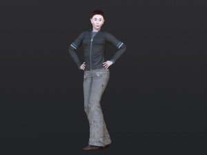 Woman 46 With 52 Animations 32 Morphs Model 3D