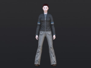 Woman 46 With 52 Animations 32 Morphs Model 3D